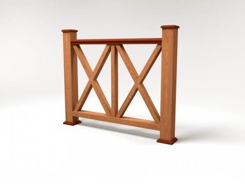 Ограждение из ДПК FG7 терракот купить в Стерлитамаке