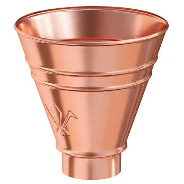 Водосток Aquasistem, система 150/100 - Воронка водосборная круглая медная купить в Стерлитамаке