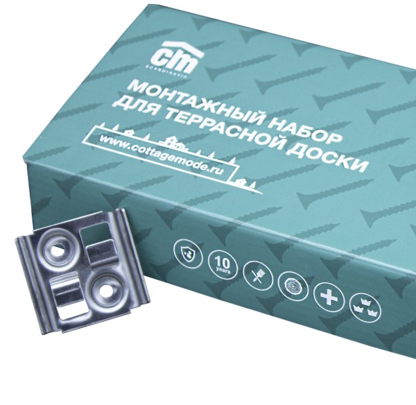 Монтажный набор для террасной доски из дпк CM Decking купить в Стерлитамаке