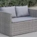 Диван-Трансформер AFINA плетеный из иск. ротанга S330G-W78 Grey купить в Стерлитамаке