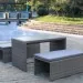 Диван-Трансформер AFINA плетеный из иск. ротанга S330G-W78 Grey купить в Стерлитамаке