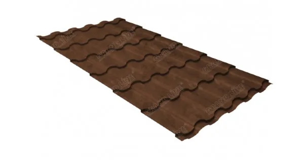 Металлочерепица кредо 0,45 Safari Twincolor Brown купить в Стерлитамаке