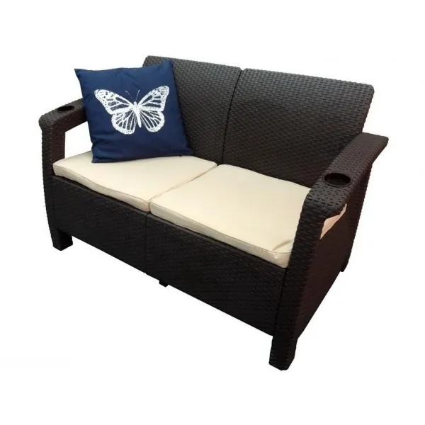 Двухместный диван Yalta Sofa Seаt венге купить в Стерлитамаке