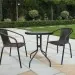 Комплект плетеной мебели AFINA из иск. ротанга Асоль-LR02 LRC-02/LRT-02-D60 Dark Brown купить в Стерлитамаке