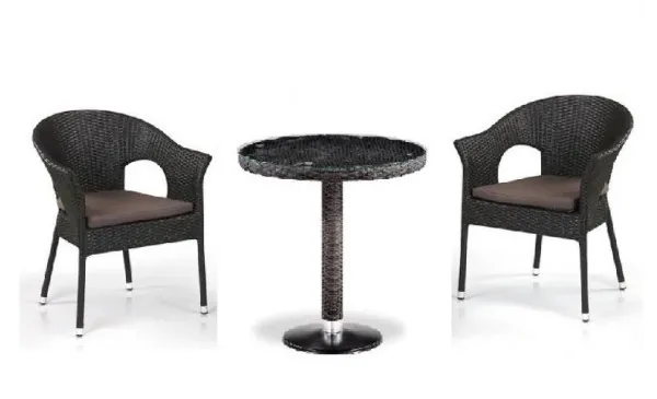 Комплект плетеной мебели AFINA из иск. ротанга T601/Y79A-W53 Brown 2Pcs купить в Стерлитамаке