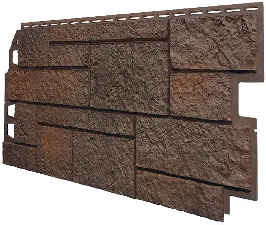 Фасадная панель VOX Sandstone (Сандстоун) темно коричневый купить в Стерлитамаке