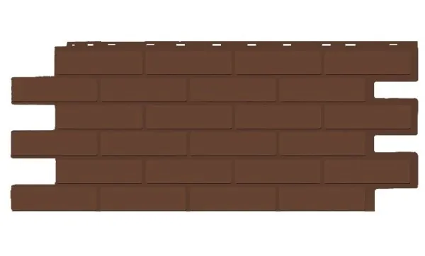 Фасадная панель T-Siding Кирпич Модерн Эко Браун купить в Стерлитамаке
