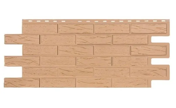Фасадная панель T-Siding Кирпич Саман Эко Крем купить в Стерлитамаке