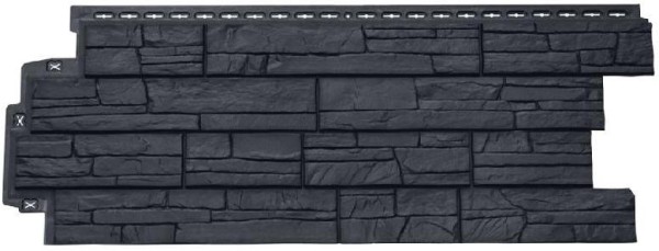 Фасадная панель Grand Line Сланец графит купить в Стерлитамаке