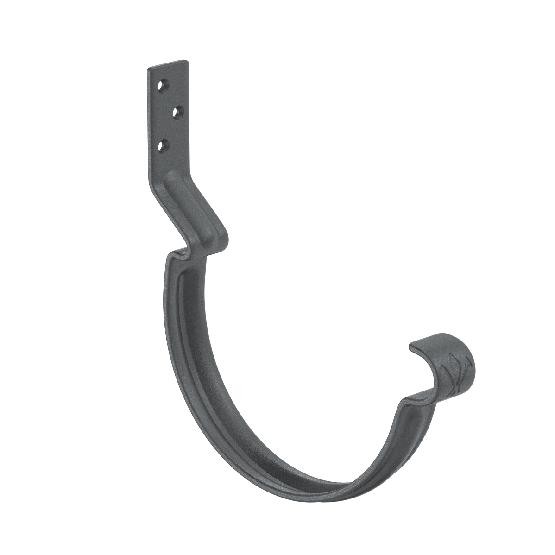 Водосток Aquasistem, Система 150/100 - Крюк крепления желоба короткий RR 23 Маренго matt купить в Стерлитамаке