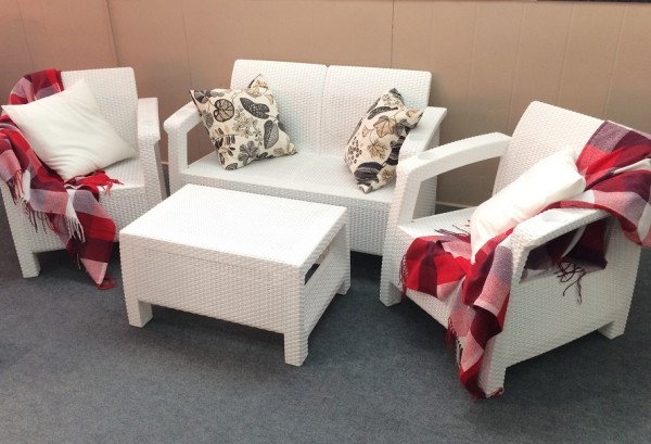 Комплект Yalta Terrace Set белый купить в Стерлитамаке