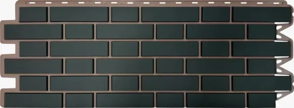 Фасадная панель Альта-Профиль, Кирпич Клинкерный, Графит купить в Стерлитамаке