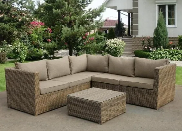 Комплект мебели AFINA плетеной из иск. ротанга YR825B Beige купить в Стерлитамаке