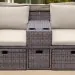 Комплект мебели AFINA плетеной из иск. ротанга AFM-330B Brown купить в Стерлитамаке