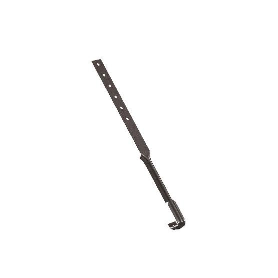 Водосток Aquasistem, система 125x90 - Поддержка желоба RR 32 Тёмно-Коричневый купить в Стерлитамаке