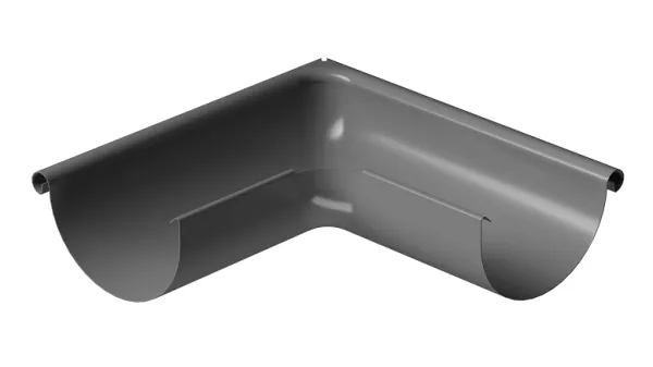 Угол внешний 90° D125 Döcke STAL PREMIUM Графит, (RAL 7024) купить в Стерлитамаке