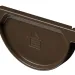 Заглушка желоба D125 Döcke STAL PREMIUM Каштан, (RAL 8017) купить в Стерлитамаке