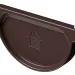 Заглушка желоба D125 Döcke STAL PREMIUM Шоколад, (RAL 8019) купить в Стерлитамаке