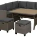 Комплект мебели AFINA плетеной из иск. ротанга AFM-307G-Grey купить в Стерлитамаке
