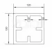 Столб SEQUOIA Evolution 3D WOOD BROWN купить в Стерлитамаке