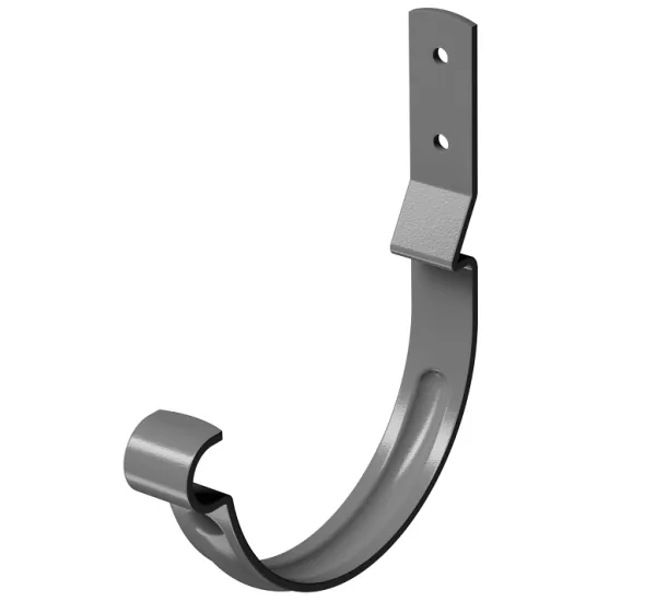 Карнизный крюк короткий (гнутый) D125 Döcke STAL PREMIUM Графит, (RAL 7024) купить в Стерлитамаке