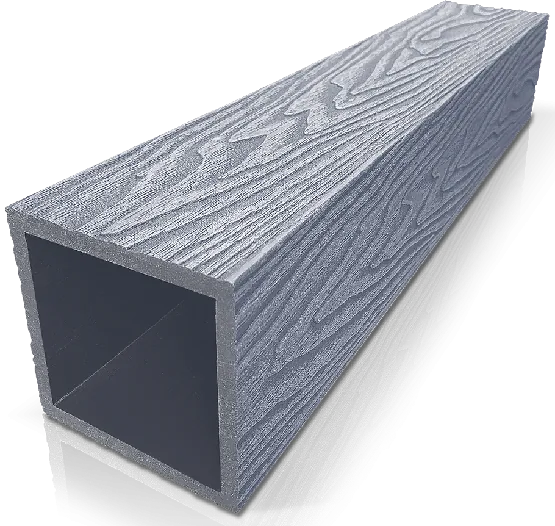 Столб ДПК 3D GardenParkett фактура дерева Серый купить в Стерлитамаке