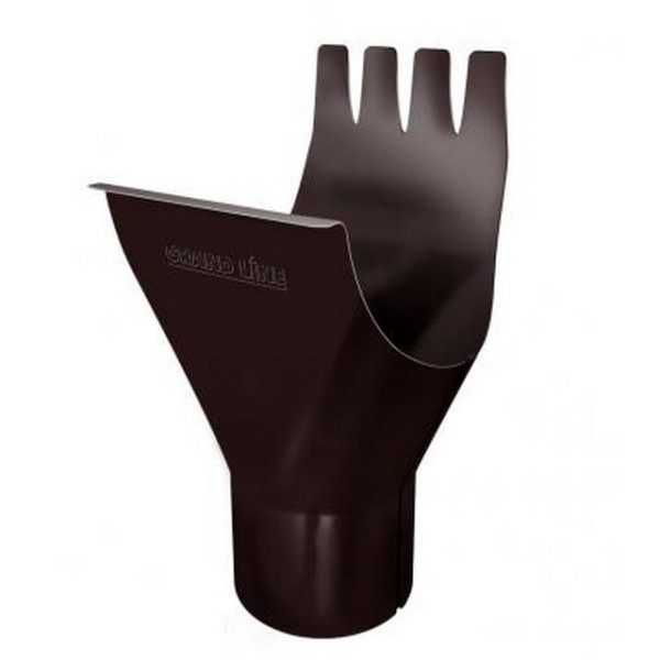 Водосток Grand Line 150x100 – Воронка желоба RAL 8017 купить в Стерлитамаке