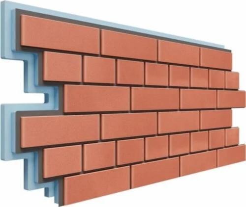 Термопанели Доломит Кирпич 40 мм Красный купить в Стерлитамаке