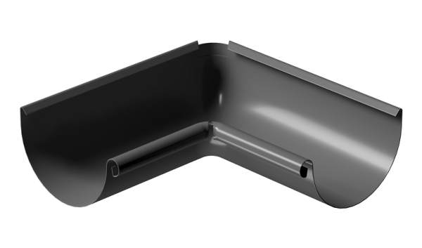 Угол внутренний 90° D125 Döcke STAL PREMIUM Графит, (RAL 7024) купить в Стерлитамаке