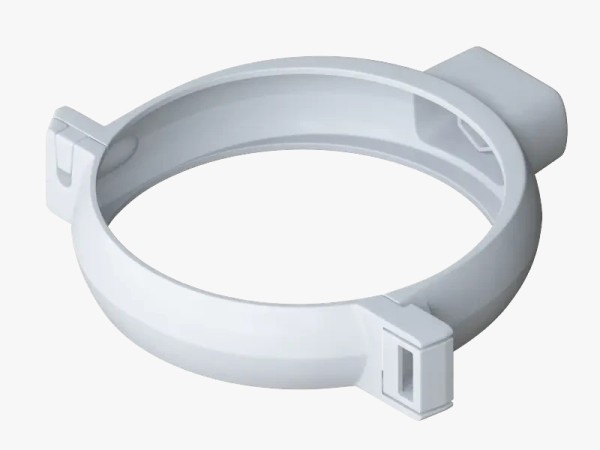 Водосток Альта-Профиль ПВХ – Хомут трубы (белый) купить в Стерлитамаке