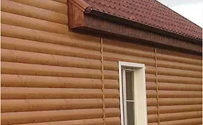 Сайдинг под бревно  1