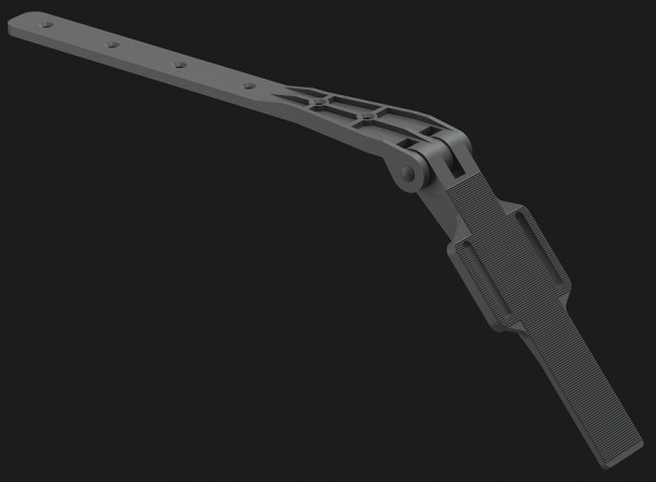 Крепление регулируемое Docke Premium ПВХ - Графит купить в Стерлитамаке