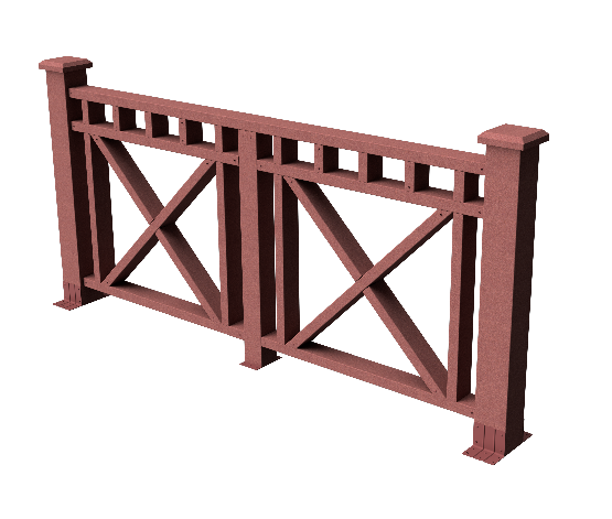 Ограждения декоративное ДПК GRINDERDECO Виктория мербау купить в Стерлитамаке