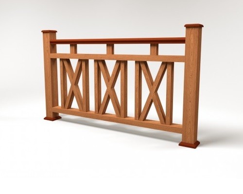 Ограждение из ДПК FG3 терракот купить в Стерлитамаке