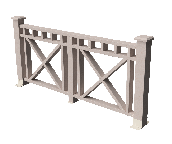 Ограждения декоративное ДПК GRINDERDECO Виктория выбеленный дуб купить в Стерлитамаке