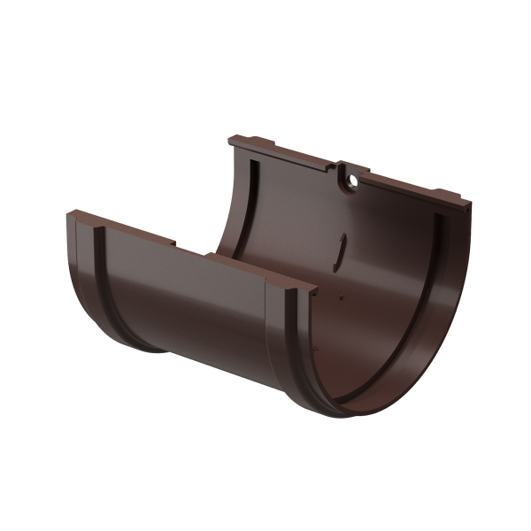 Соединитель желоба Docke Premium ПВХ - Шоколад купить в Стерлитамаке