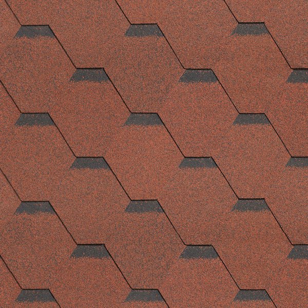 Гибкая черепица Shinglas, серия Ультра, коллекция Самба – Рубин купить в Стерлитамаке