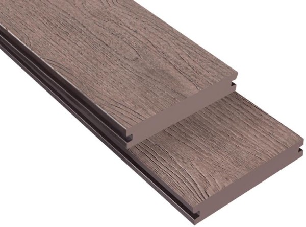 Террасная доска ДПК Outdoor 3D полнотелая NEVADA/CALIFORNIA BROWN коричневая микс купить в Стерлитамаке