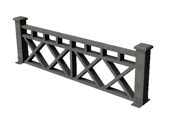 Ограждения декоративное ДПК GRINDERDECO Бэйли серый базальт купить в Стерлитамаке