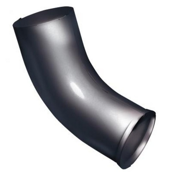 Водосток Grand Line 125x90 – Колено сливное RAL 7024 купить в Стерлитамаке