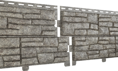 Фасадная панель Ю-пласт Стоун хаус сланец Бежевый