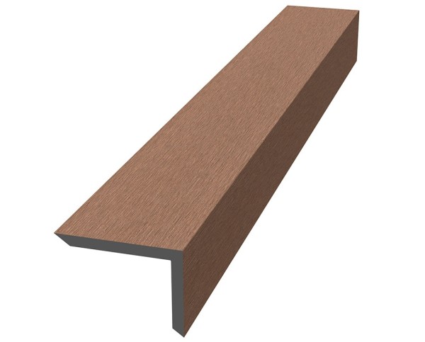Уголок ДПК для террасной доски NauticPrime, 60x40x2900мм Кедр купить в Стерлитамаке