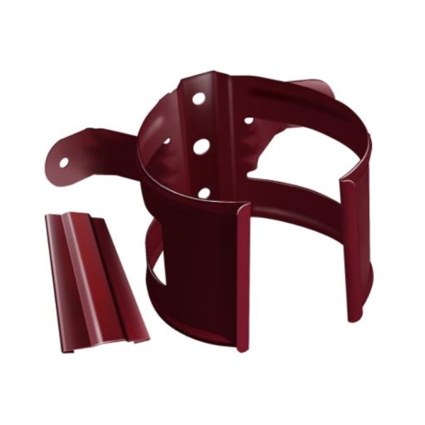 Водосток Grand Line 125x90 – Кронштейн трубы на дерево RAL 3005 купить в Стерлитамаке