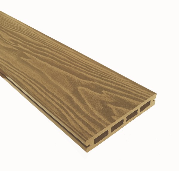 Террасная доска из ДПК Terrapol Смарт 3D Пустотелая с пазом Дуб Севилья купить в Стерлитамаке