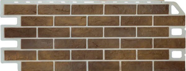 Фасадная панель Альта-Профиль Кирпич Рустикальный 02 купить в Стерлитамаке