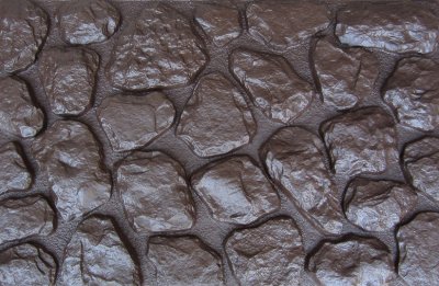 Фасадная панель Аэлит Камень мелкий Коричневый