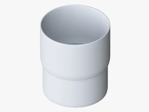 Водосток Альта-Профиль ПВХ – Муфта трубы водосточная (белый) купить в Стерлитамаке