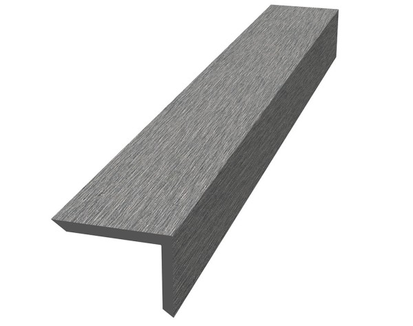 Уголок ДПК для террасной доски NauticPrime, 60x40x2900мм Тёмно-серый купить в Стерлитамаке