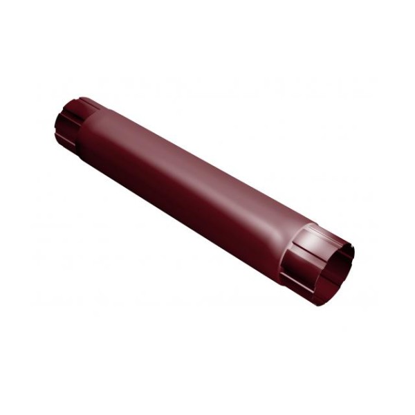 Водосток Grand Line 125x90 –Труба соединительная 1 метр RAL 3005 купить в Стерлитамаке