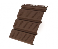 Софит со сплошной перфорацией, коричневый купить в Стерлитамаке